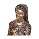 Statua bronzea Donna genuflessa 110 cm per ESTERNO s2