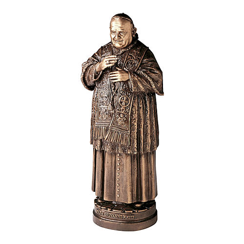 Bronzestatue, Papst Johannes XXIII, 65 cm, für den AUßENBEREICH 1
