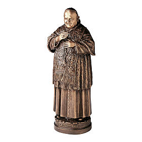 Statue of Pope John XXIII in bronze 65 cm for EXTERNAL USE