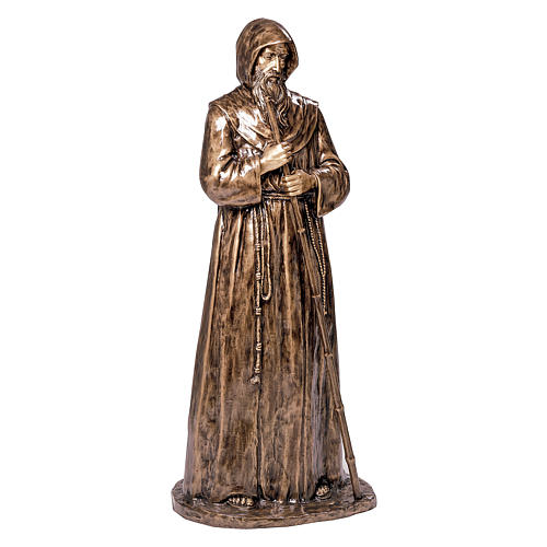 Statue of St Francis of Paola in bronze 180 cm for EXTERNAL USE 1