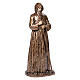 Estatua San Francisco de Paula de bronce 180 cm para EXTERIOR s1