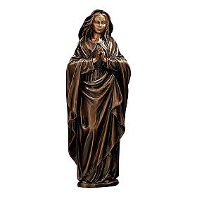 Imagem Virgem Imaculada bronze 65 cm para EXTERIOR