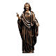 Estatua Cristo Salvador bronce 60 cm para EXTERIOR s1