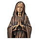 Statue of the Virgin Mary in bronze 65 cm for EXTERNAL USE s2