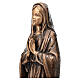 Statue of the Virgin Mary in bronze 65 cm for EXTERNAL USE s4