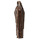 Statue of the Virgin Mary in bronze 65 cm for EXTERNAL USE s8