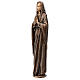 Holy Virgin Mary Bronze Statue 65 cm for OUTDOORS s3