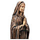 Holy Virgin Mary Bronze Statue 65 cm for OUTDOORS s6