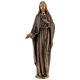 Statue Christ Miséricordieux bronze 65 cm pour EXTÉRIEUR