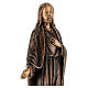 Imagem Cristo Misericordioso bronze 65 cm para EXTERIOR s6