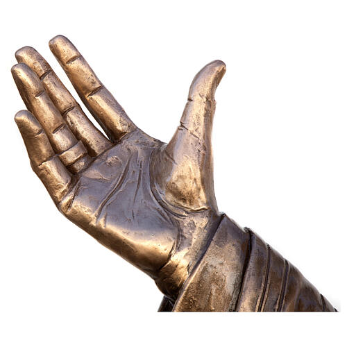 Bronzestatue, Papst Johannes Paul II, 215 cm, für den AUßENBEREICH 9