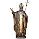 Bronzestatue, Papst Johannes Paul II, 215 cm, für den AUßENBEREICH s1