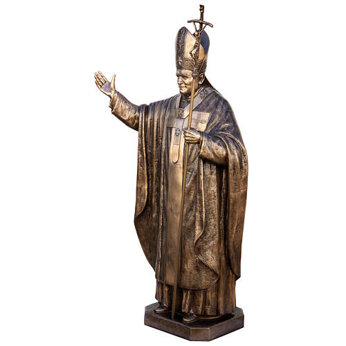 Estatua Papa Juan Pablo II bronce 215 cm para EXTERIOR 5