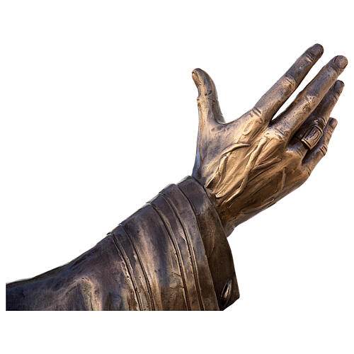 Estatua Papa Juan Pablo II bronce 215 cm para EXTERIOR 11