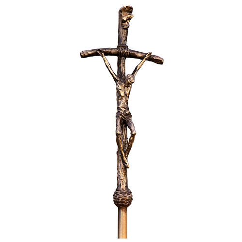 Statua Papa Giovanni Paolo II bronzo 215 cm per ESTERNO 7