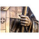 Statua Papa Giovanni Paolo II bronzo 215 cm per ESTERNO s4