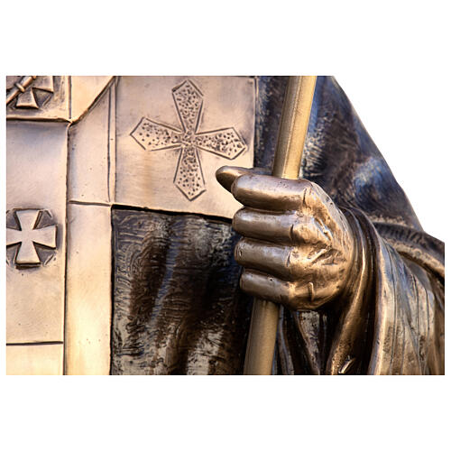 Figura Papież Jan Paweł II brąz 215 cm na ZEWNĄTRZ 4