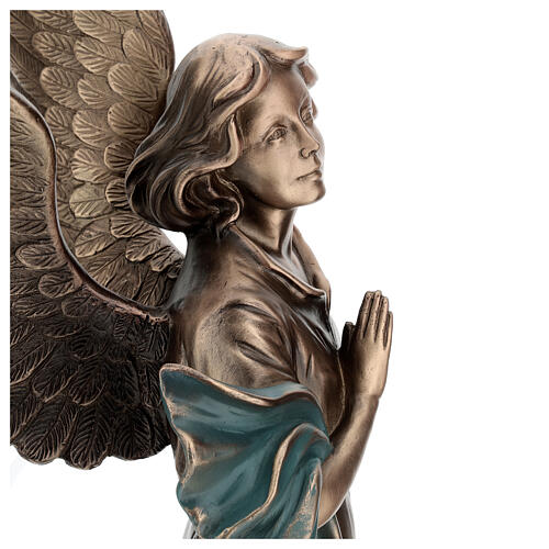 Imagem Anjo da Guarda em bronze 65 cm para EXTERIOR 9