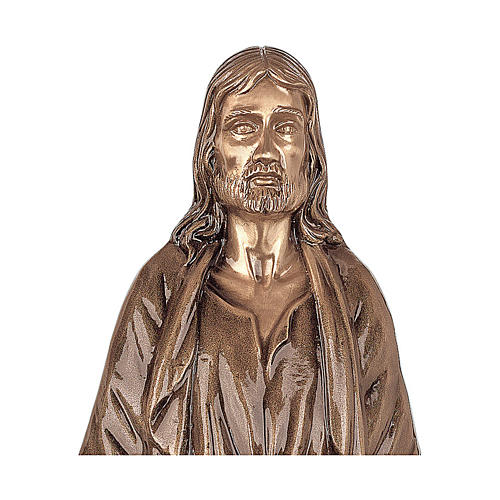 Estatua Cristo Nuestro Señor bronce 60 cm para EXTERIOR 2