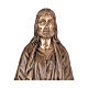 Estatua Cristo Nuestro Señor bronce 60 cm para EXTERIOR s2