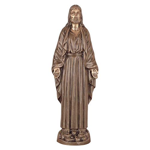 Imagem Cristo Nosso Senhor em bronze 60 cm para EXTERIOR 1