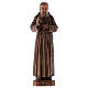 Statua Padre Pio bronzo 60 cm per ESTERNO s1