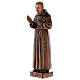 Imagem Padre Pio bronze 60 cm para EXTERIOR s3
