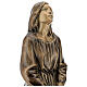 Statue of kneeling woman in bronze 45 cm for EXTERNAL USE s5