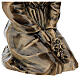 Statue of kneeling woman in bronze 45 cm for EXTERNAL USE s7