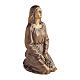 Statua donna in ginocchio bronzo 45 cm per ESTERNO