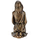 Statua donna in ginocchio bronzo 45 cm per ESTERNO s8