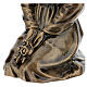 Estátua mulher de joelhos em bronze 45 cm para EXTERIOR s6