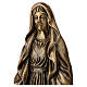 Statua Vergine Miracolosa bronzo 40 cm per ESTERNO s2