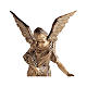 Estatua Ángel con flores de bronce 55 cm para EXTERIOR s2