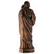 Statue of St Joseph with Baby Jesus in bronze 65 cm for EXTERNAL USE s4