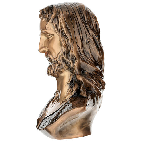 Busto Cristo sofferente bronzo 40 cm per ESTERNO 5