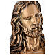 Busto Cristo sofferente bronzo 40 cm per ESTERNO s2