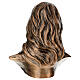 Busto Cristo sofferente bronzo 40 cm per ESTERNO s7