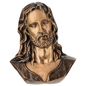 Busto Cristo que sofre bronze 40 cm para EXTERIOR