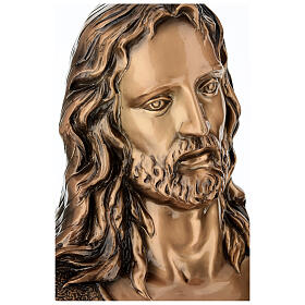 Busto Cristo que sofre bronze 40 cm para EXTERIOR