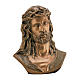 Bust of Ecce Homo in bronze 40 cm for EXTERNAL USE s1