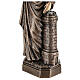 Statue of St. Barbara in bronze 75 cm for EXTERNAL USE s8