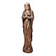 Statue of praying Virgin Mary in bronze 155 cm for EXTERNAL USE s1