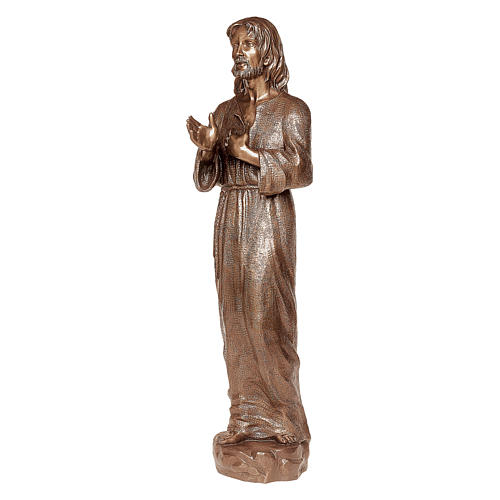 Estatua Jesús Divin Maestro bronce 160 cm para EXTERIOR 1