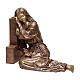 Statue of Mary Magdalene in bronze 80 cm for EXTERNAL USE s1