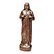 Statue of the Sacred Heart of Jesus in bronze 80 cm for EXTERNAL USE s1