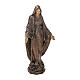 Statue of Our Lady of Miracles in bronze 105 cm for EXTERNAL USE s1