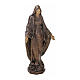Statue en bronze Sainte Vierge de la Médaille Miraculeuse 125 cm pour EXTÉRIEUR s1