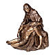 Statue of Detail of the Pietà in bronze 95 cm for EXTERNAL USE s1