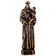 Bronzestatue, Heiliger Antonius von Padua, 60 cm, für den AUßENBEREICH s1